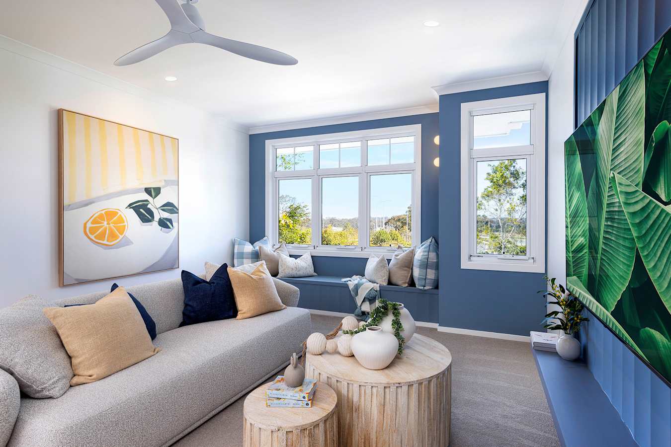 Preston 35 Display. Coastal Design Style. Home Theatre