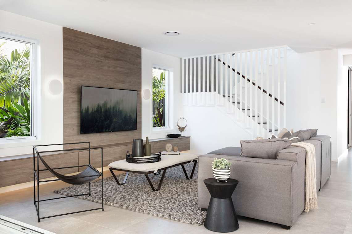 Lotus 35 home design living room. Urban design style. 5 bedroom.