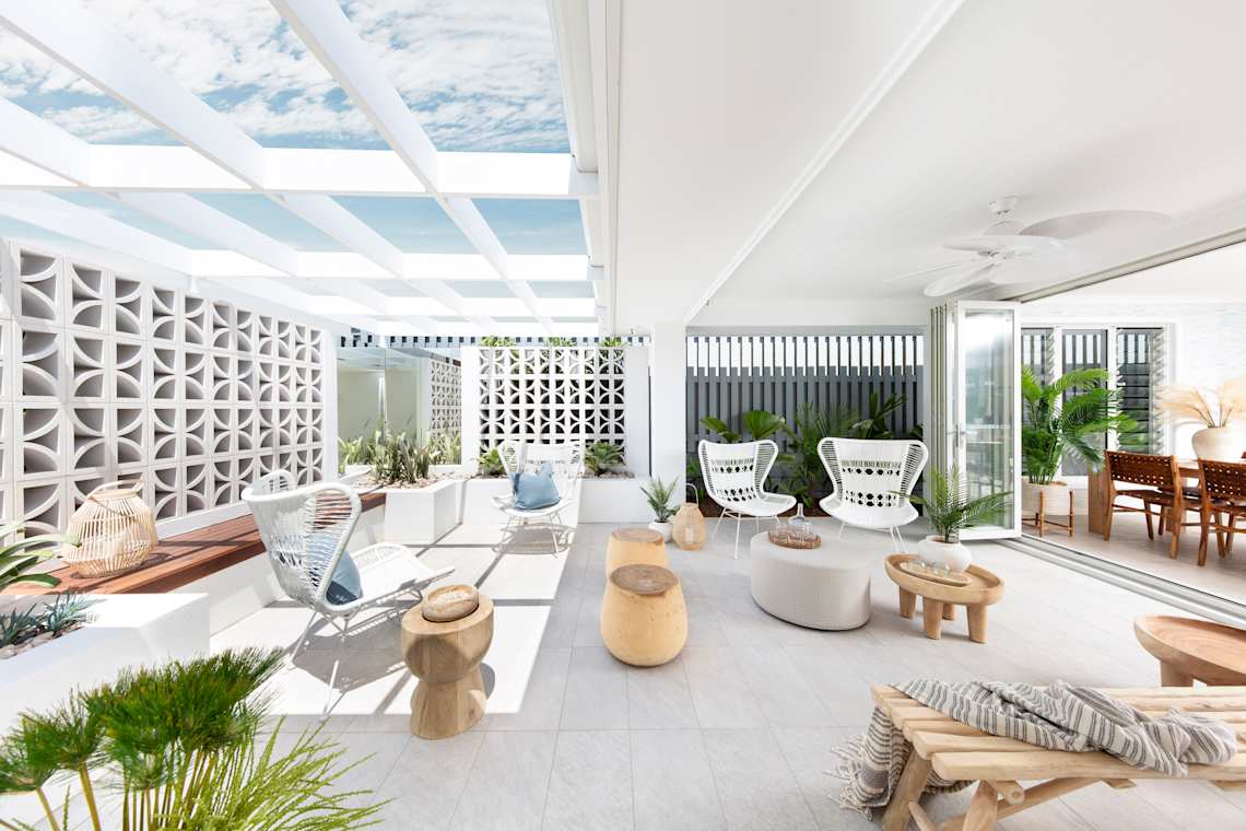 Kaiya 25 home design outdoor living in Coastal style - Single Storey House Design