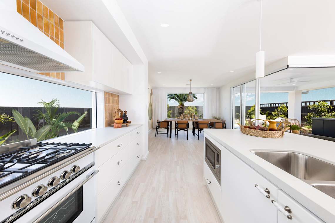 Monterey 37 home design kitchen - Tweed Coast Builders