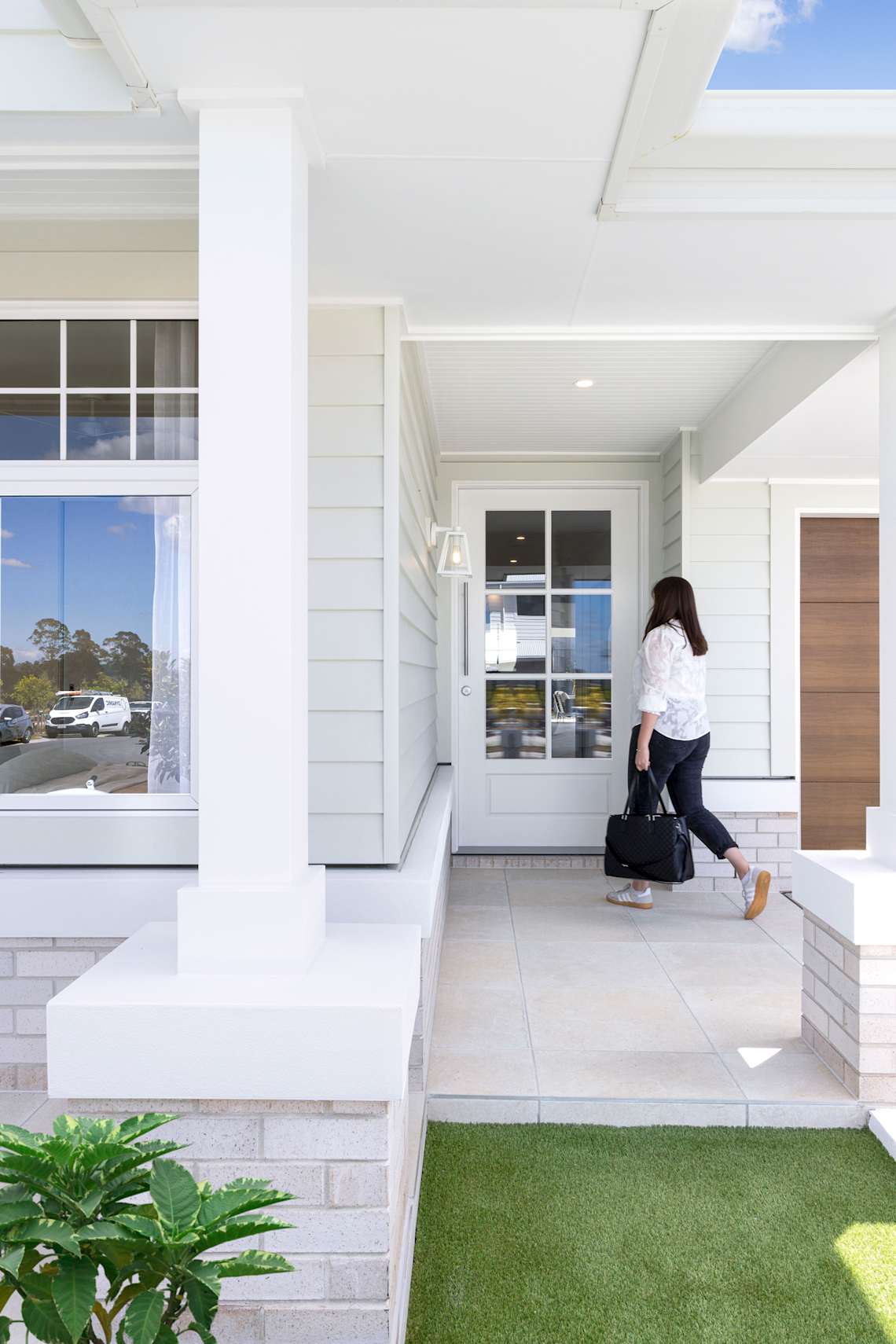 Melody 24 house design - front entry - Single Storey Homes