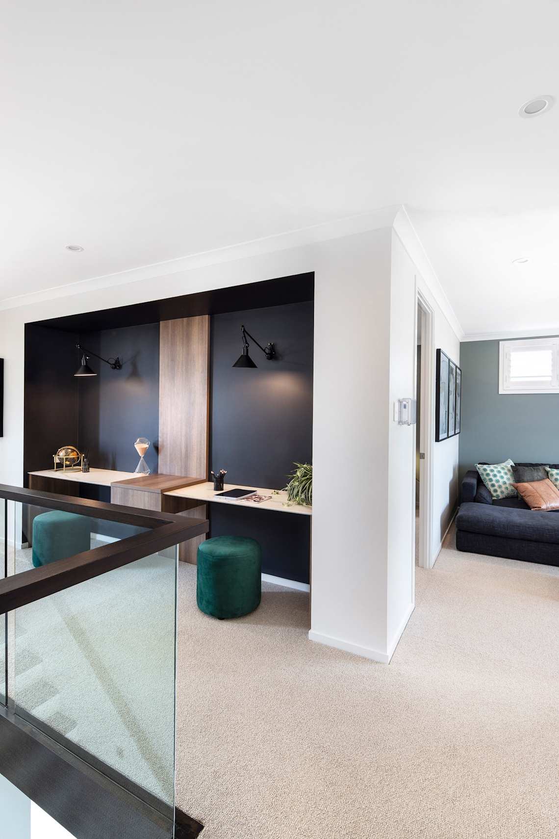 Aria 37 house design study nook. Luxe design style. 5 bedroom.