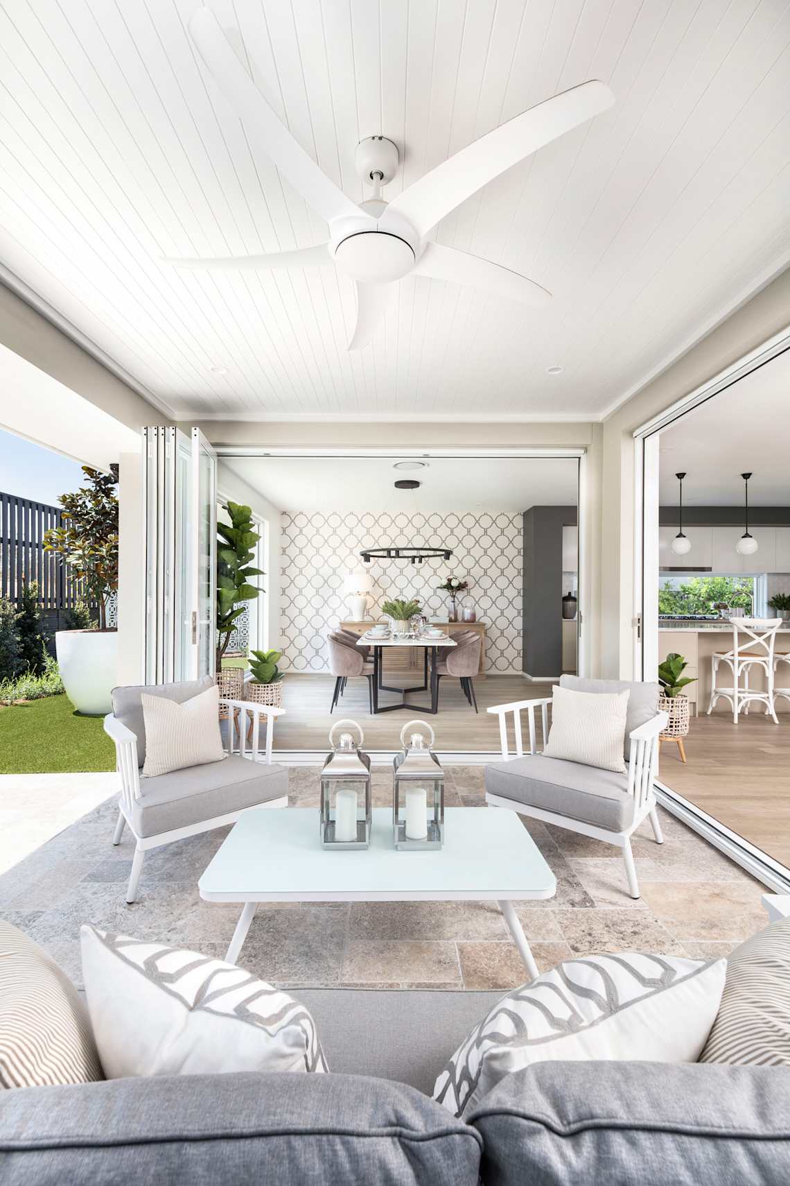 Huxton 35 house design outdoor living in Classic style - Lockyer Valley Builders