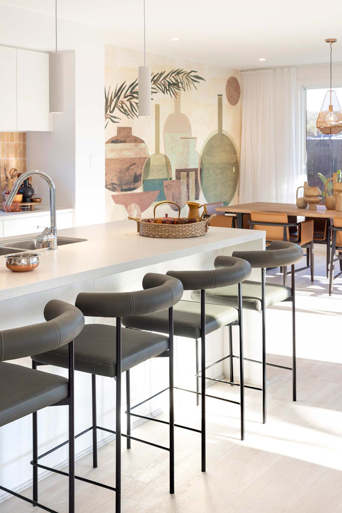 Monterey 37 home design kitchen in Global style - Tweed Coast Builders