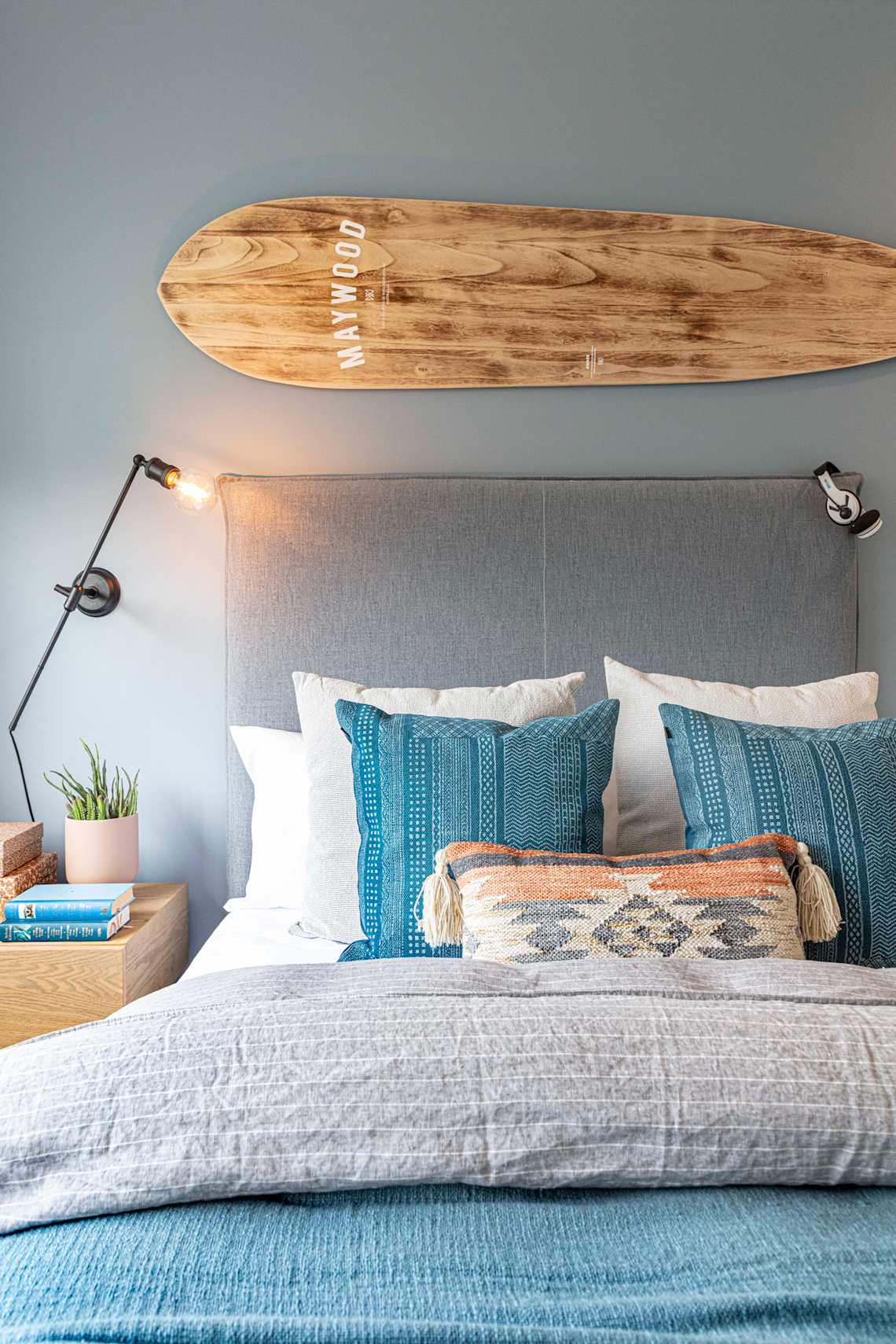 Raine 26 home design bedroom in Coastal style