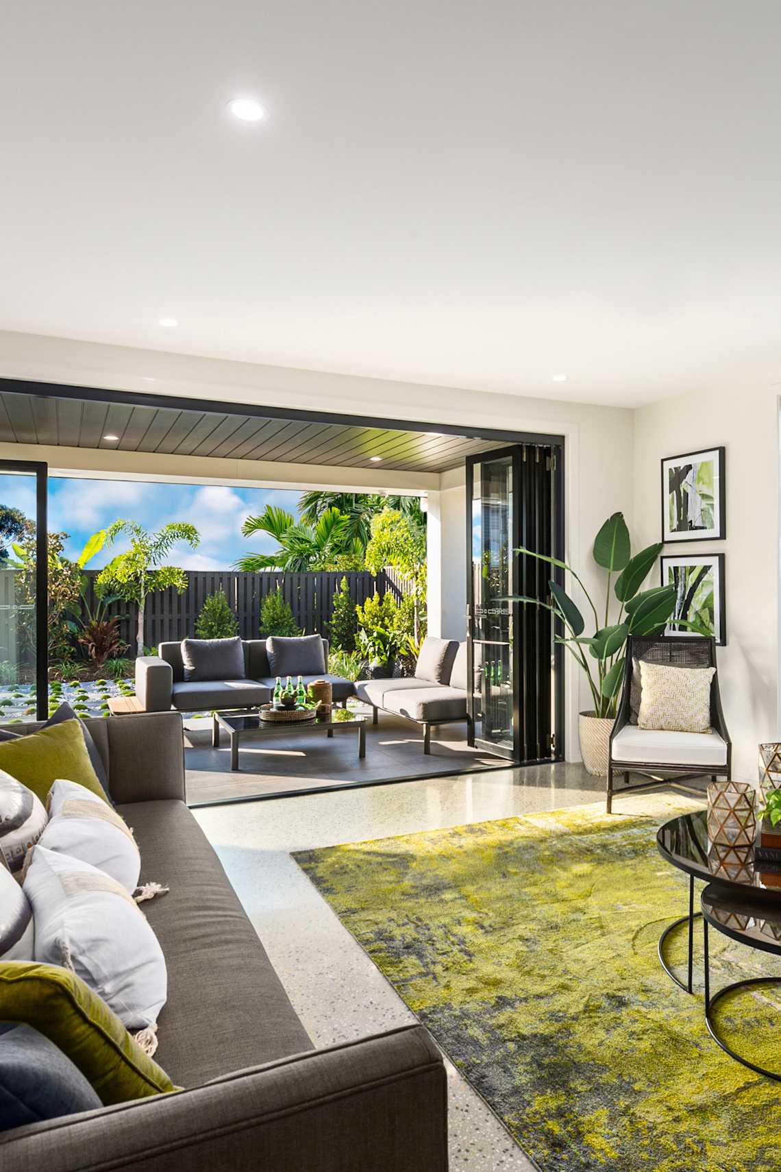 Aurora 40 home design living room in Urban style