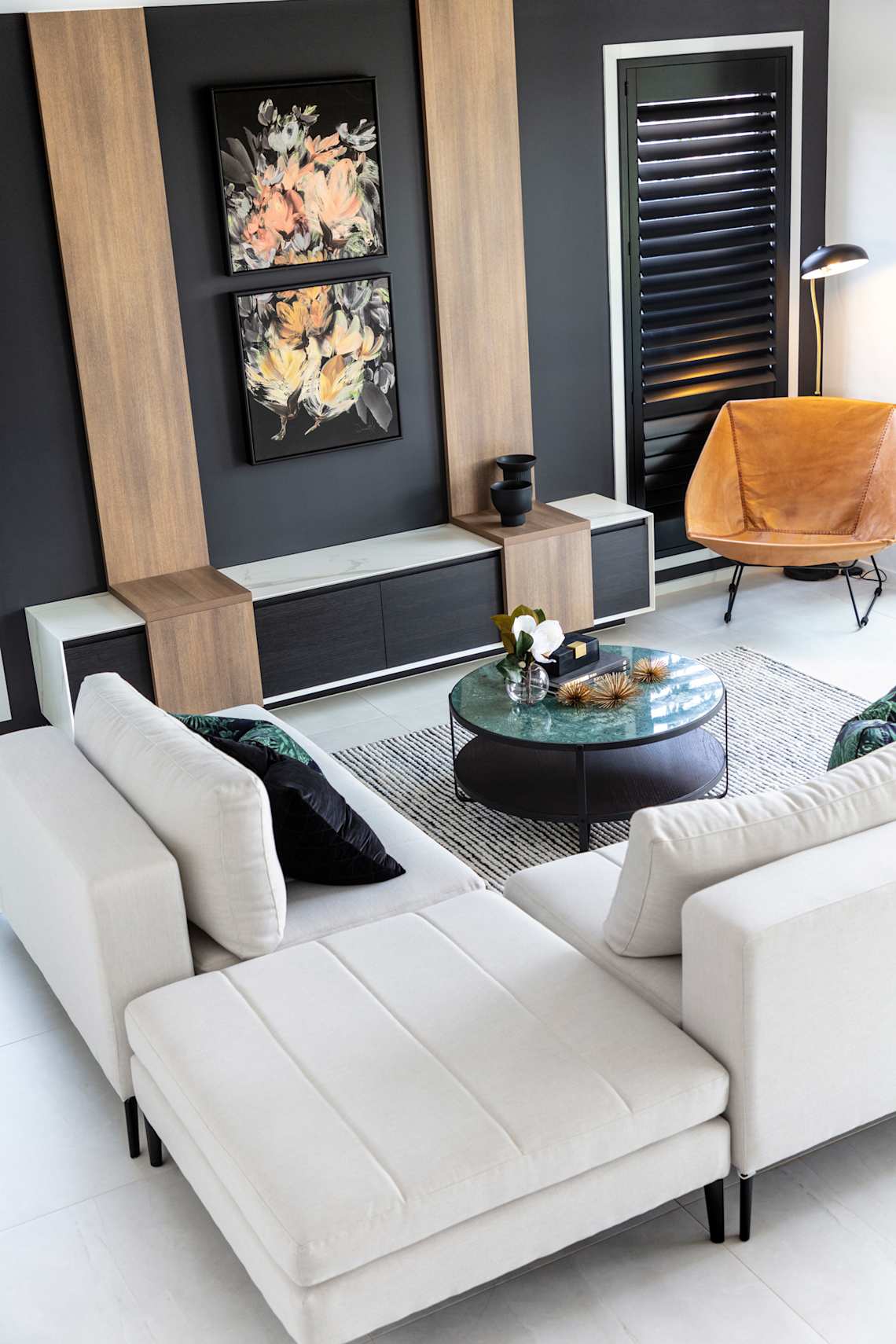 Aria 37 house design living room in Luxe style