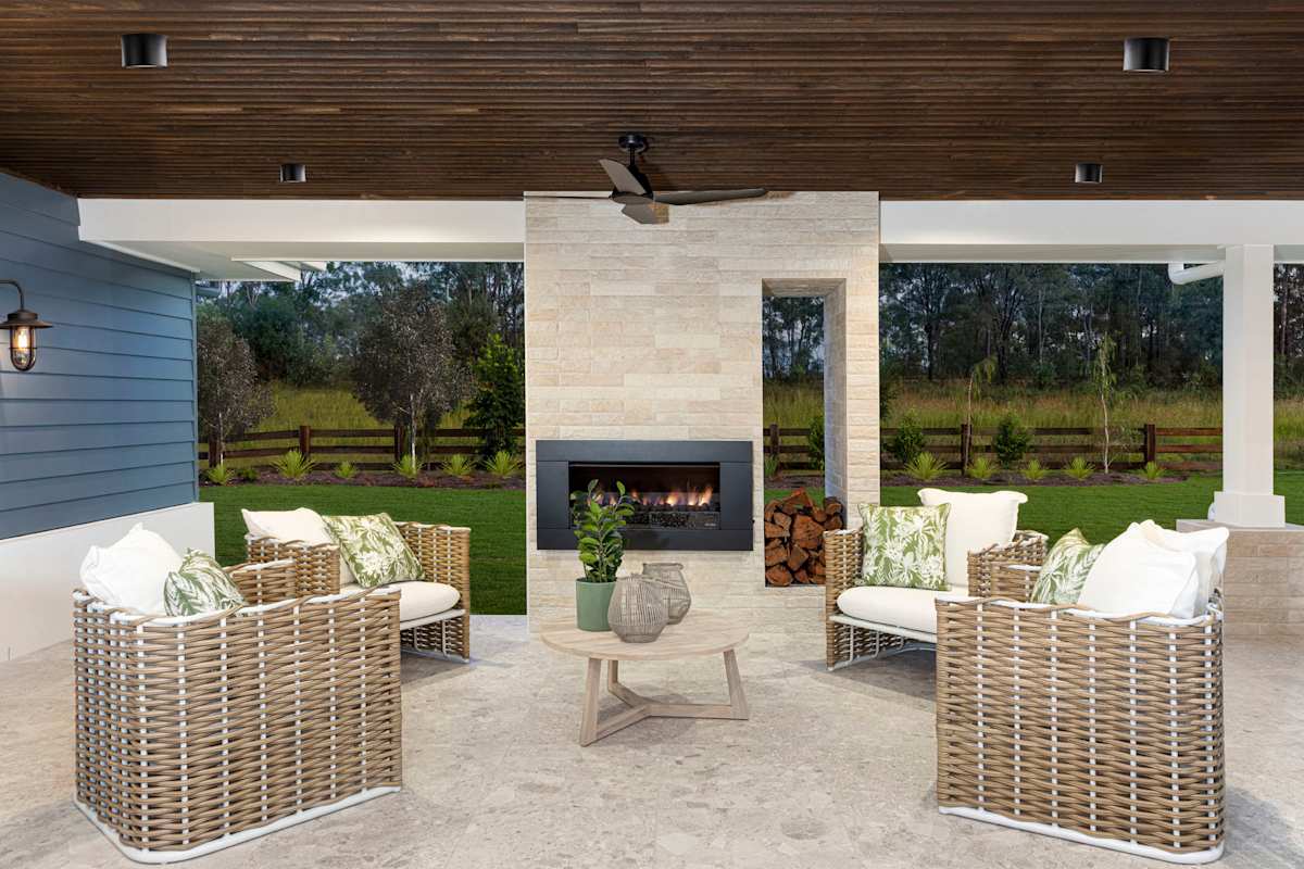 Hunter 37 house design outdoor living