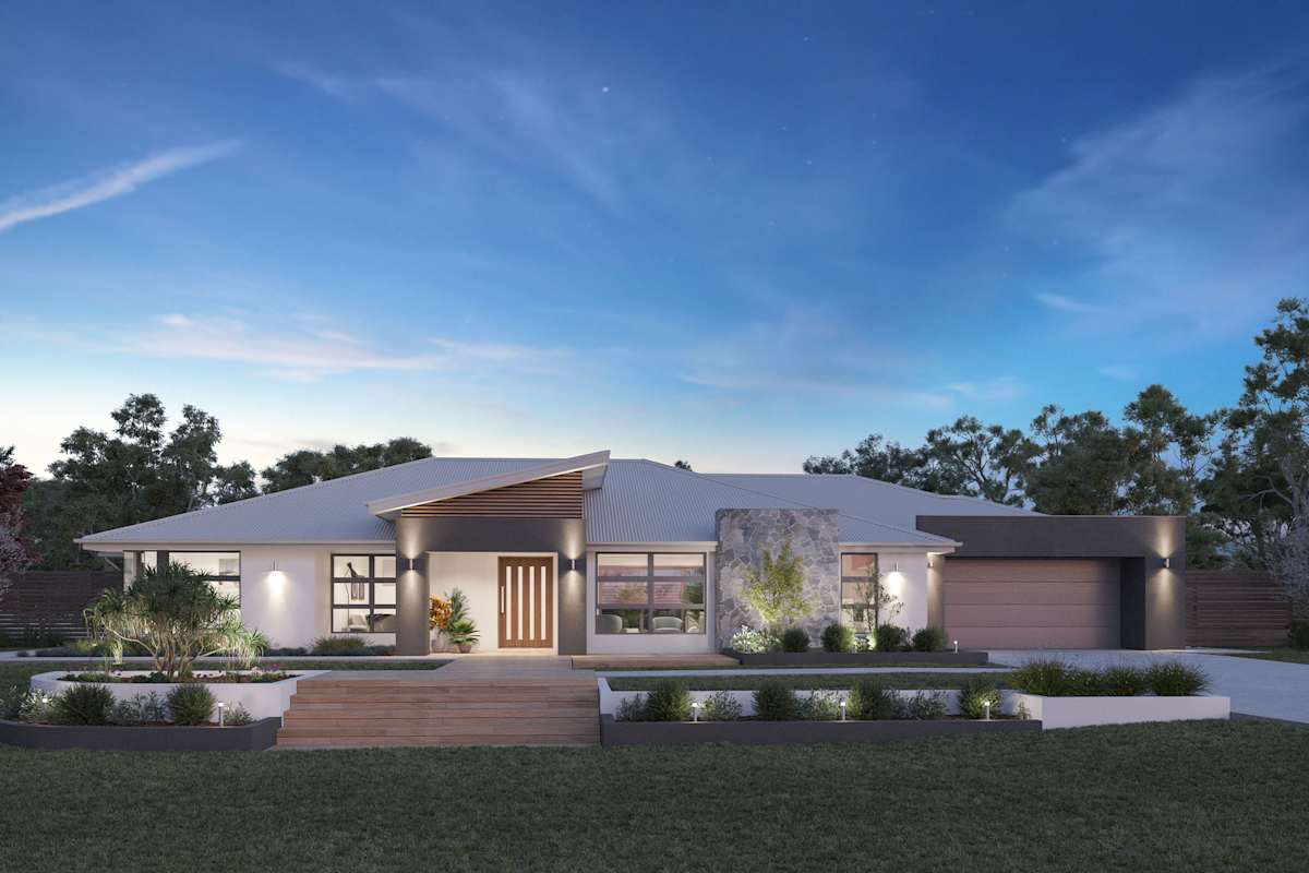 Happiness house design millani facade