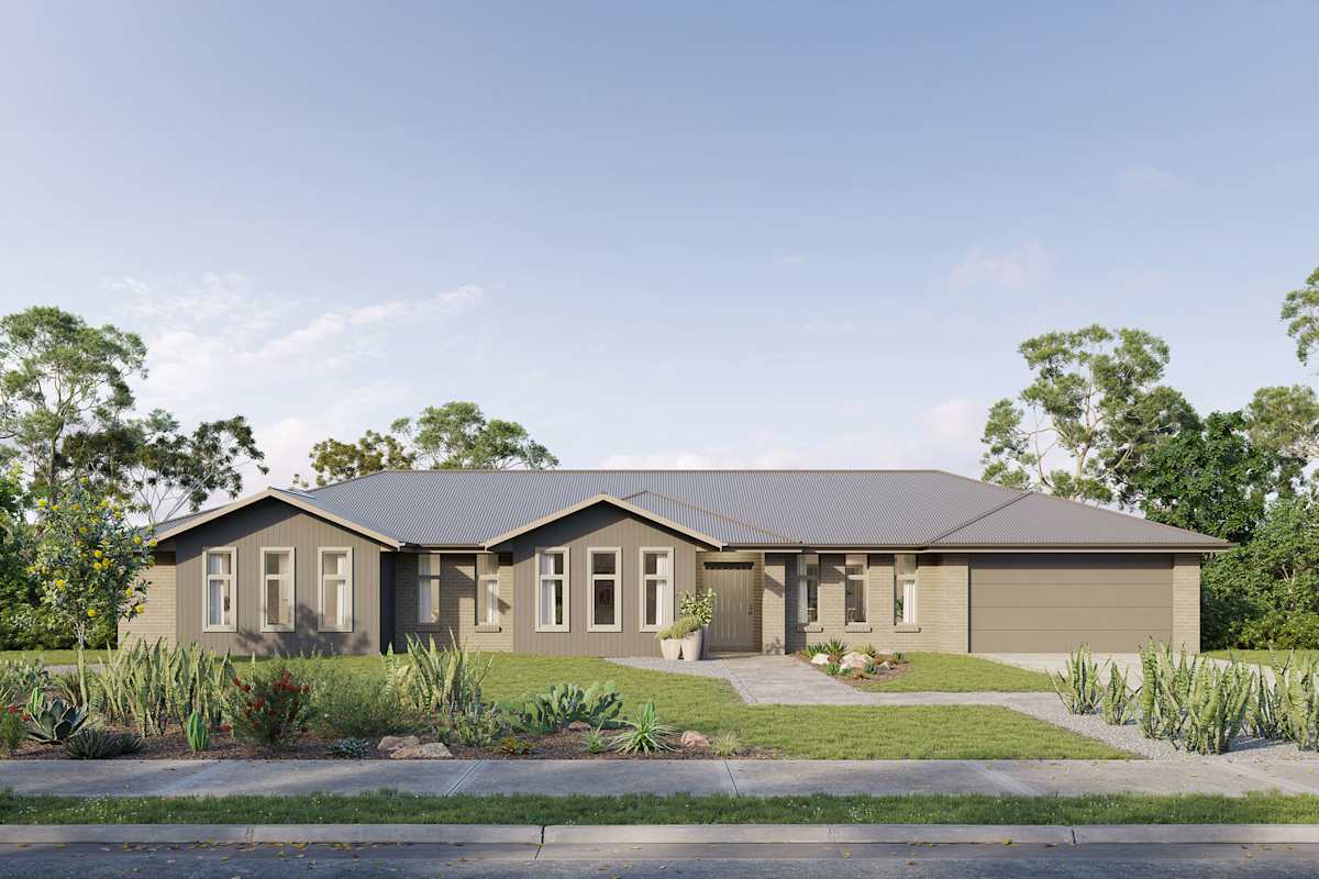 Flora house design with lark facade