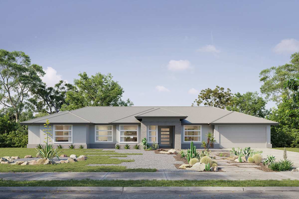 Flora house design with heath facade