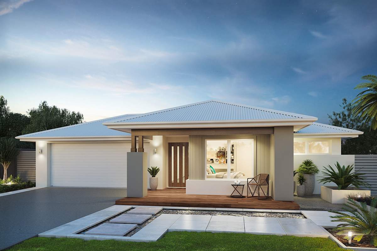 Jamieson 30 house design with Seaside facade