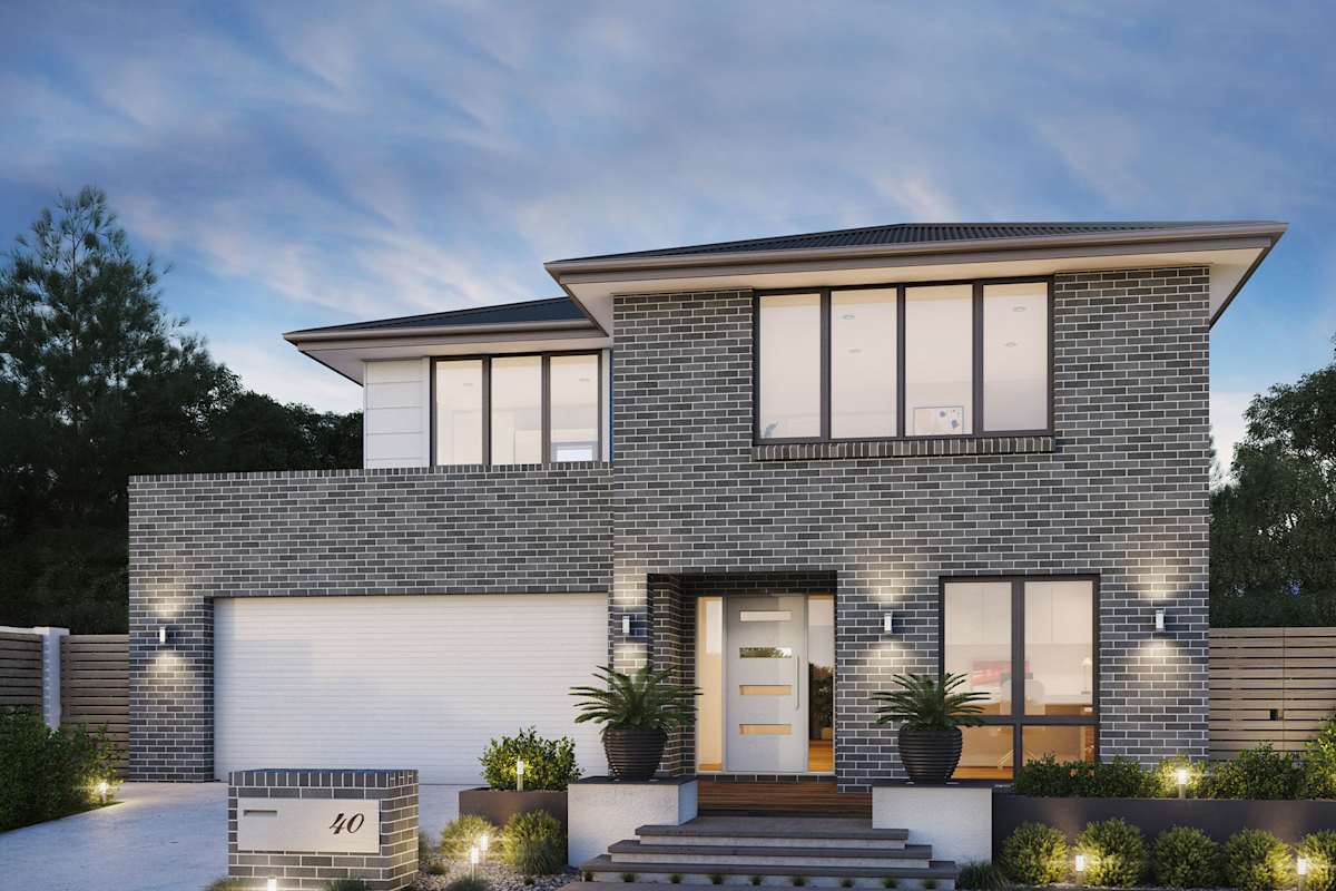 Huxton 35 house design with Classic facade