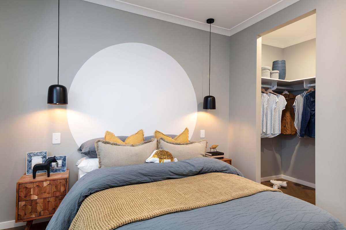 Melody 24 home design bedroom. Contempo design style. Three bedroom.