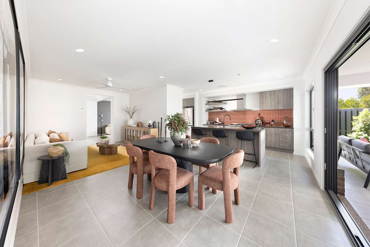 River 27 home design living / dining / kitchen