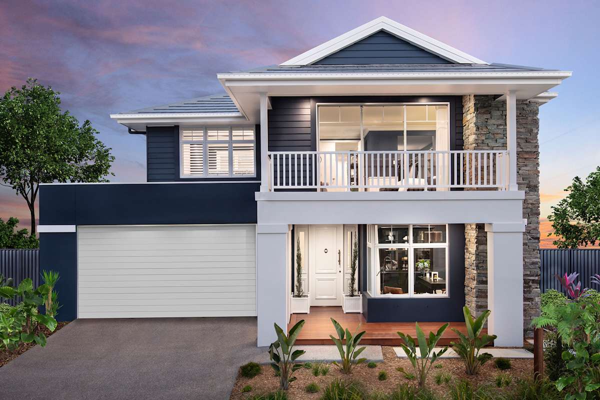 Aurora 40 house design with Georgia facade