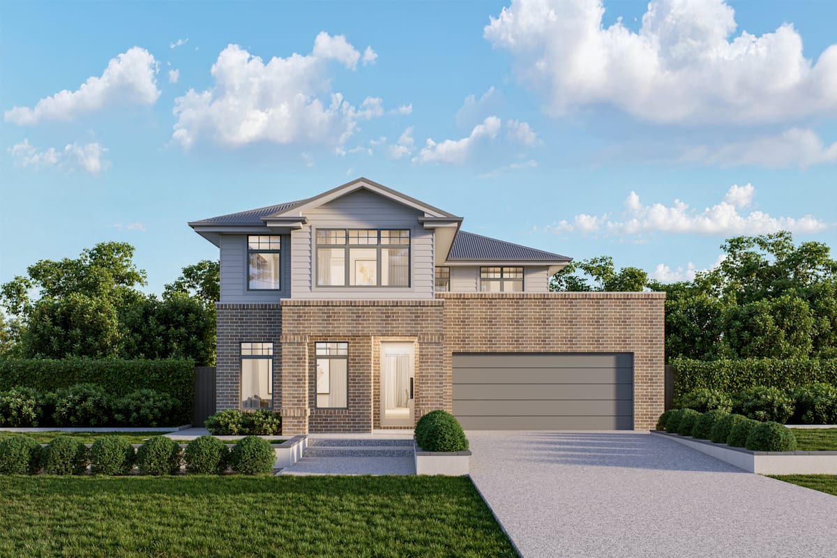 Preston 35 house design with Fraser facade