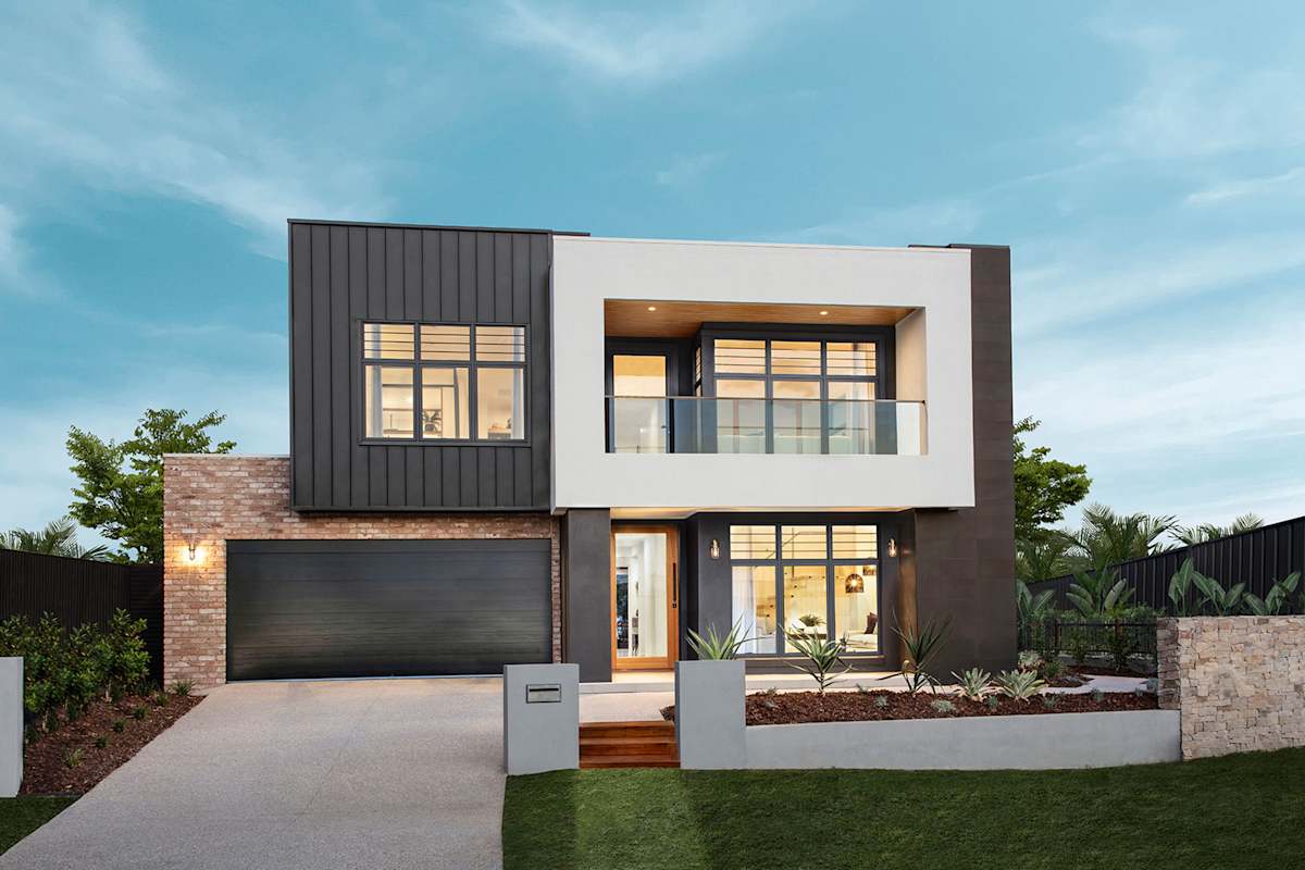 Grayson 33 house design with cube facade