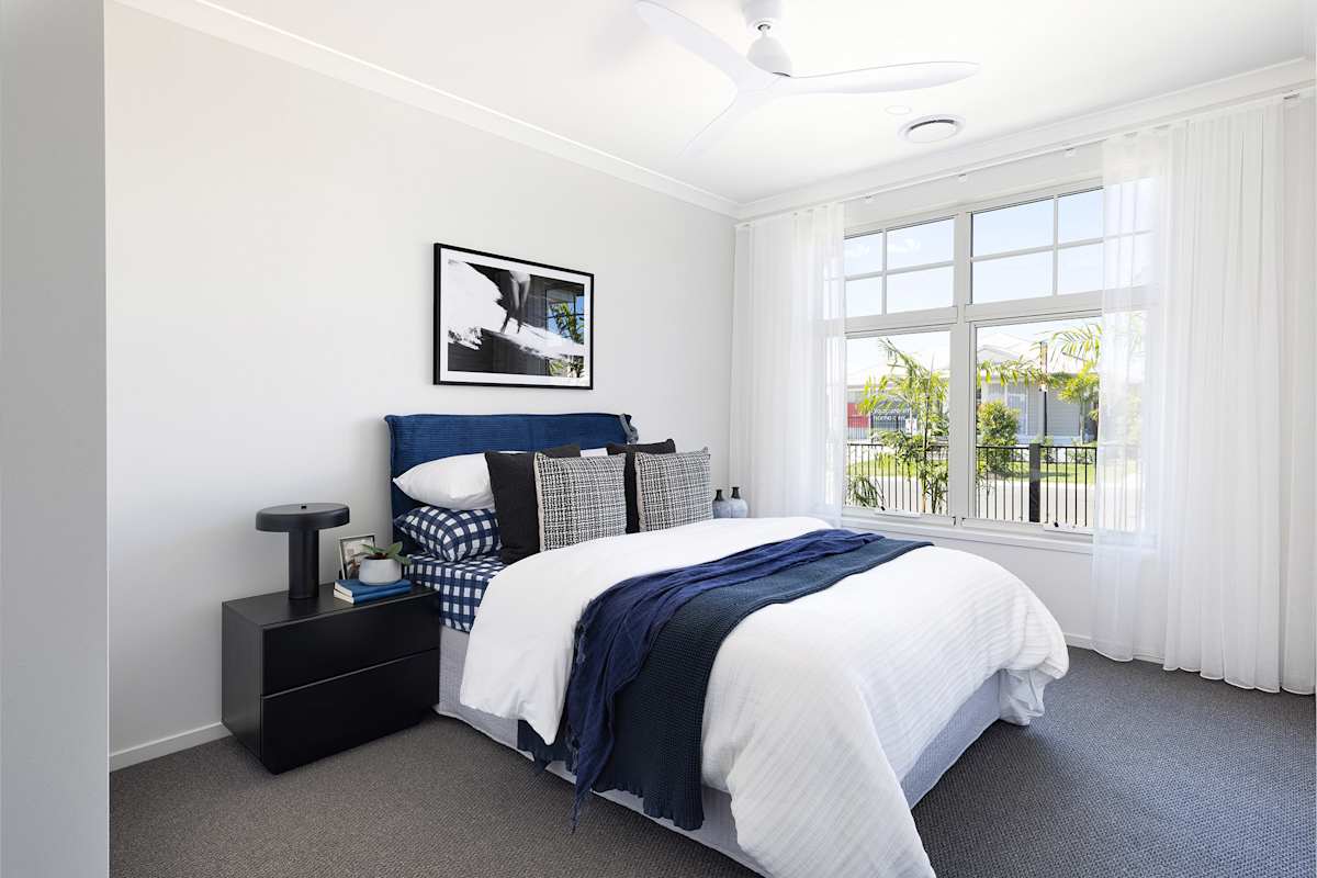 Breeze 22 Home Design on display at Lilywood Landings. Bedroom