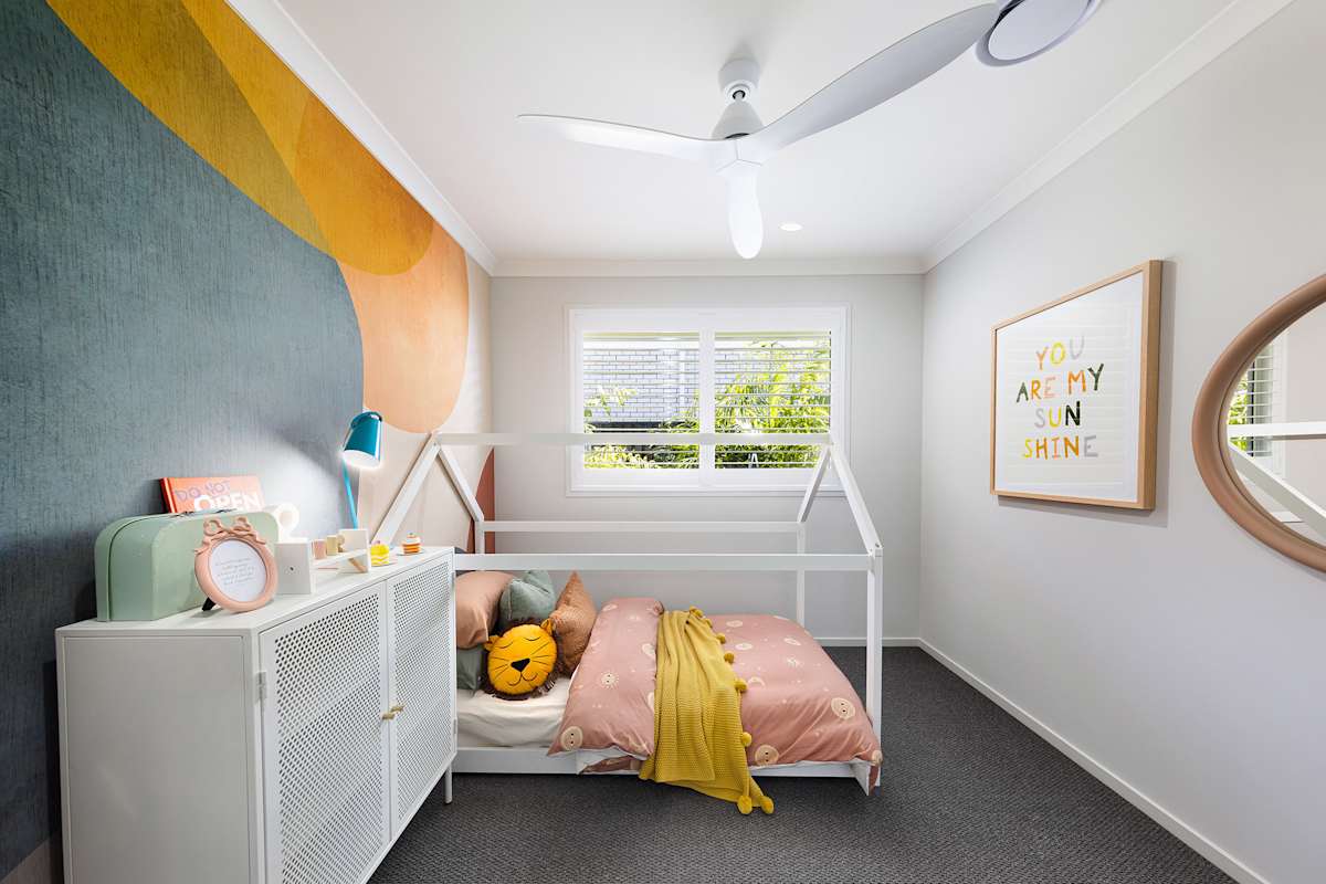 Breeze 22 Home Design on display at Lilywood Landings. Bedroom