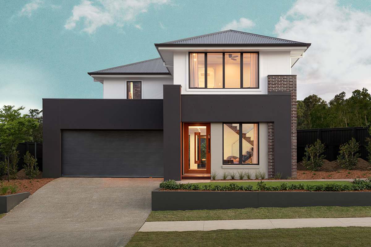 Lotus 38 house design with bianco facade