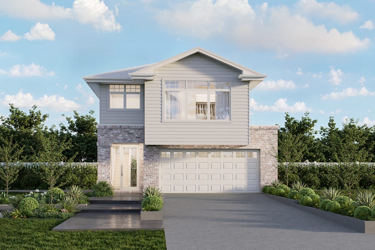 Lotus 38 house design with fraser facade