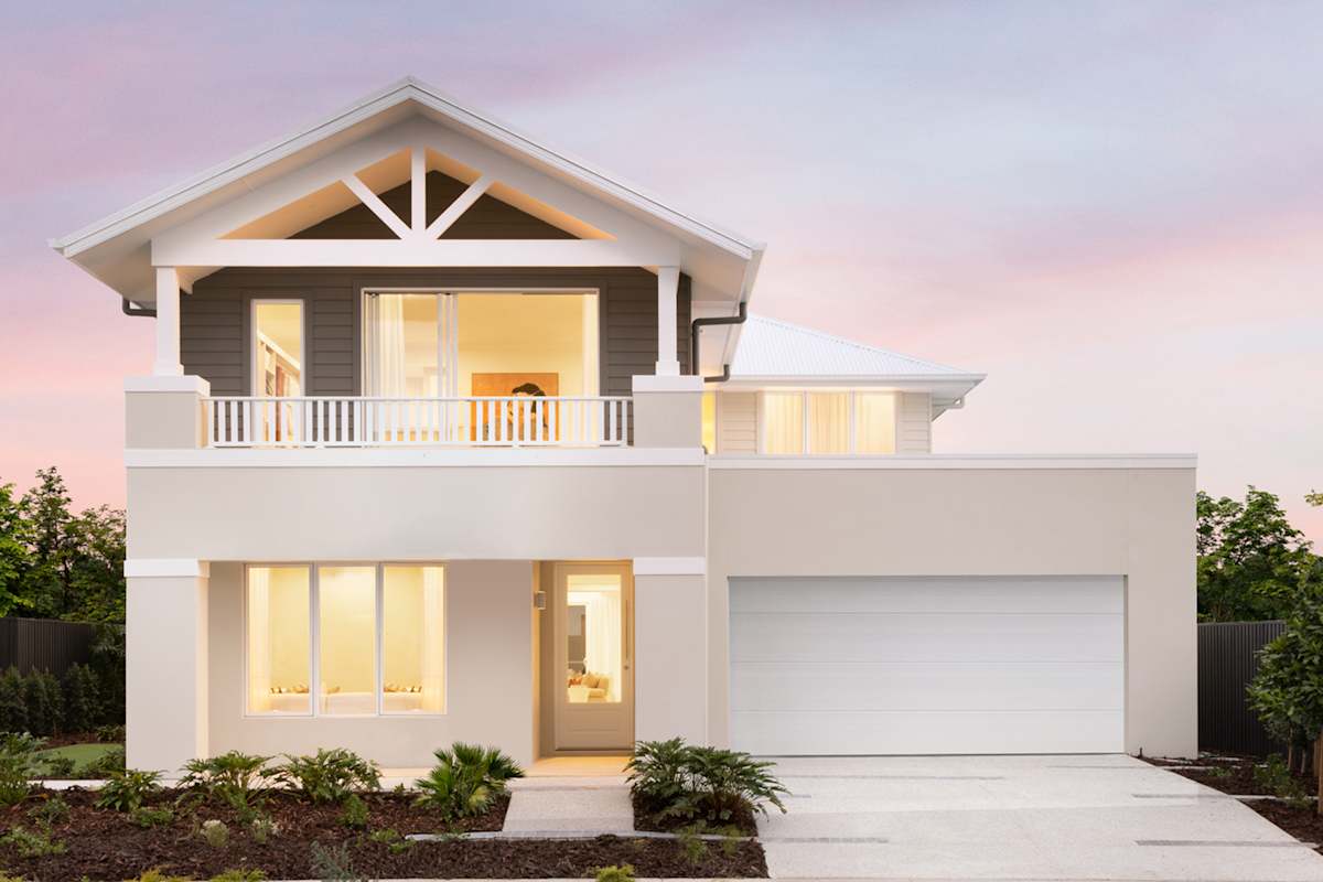 lotus 32 house design with freshwater facade