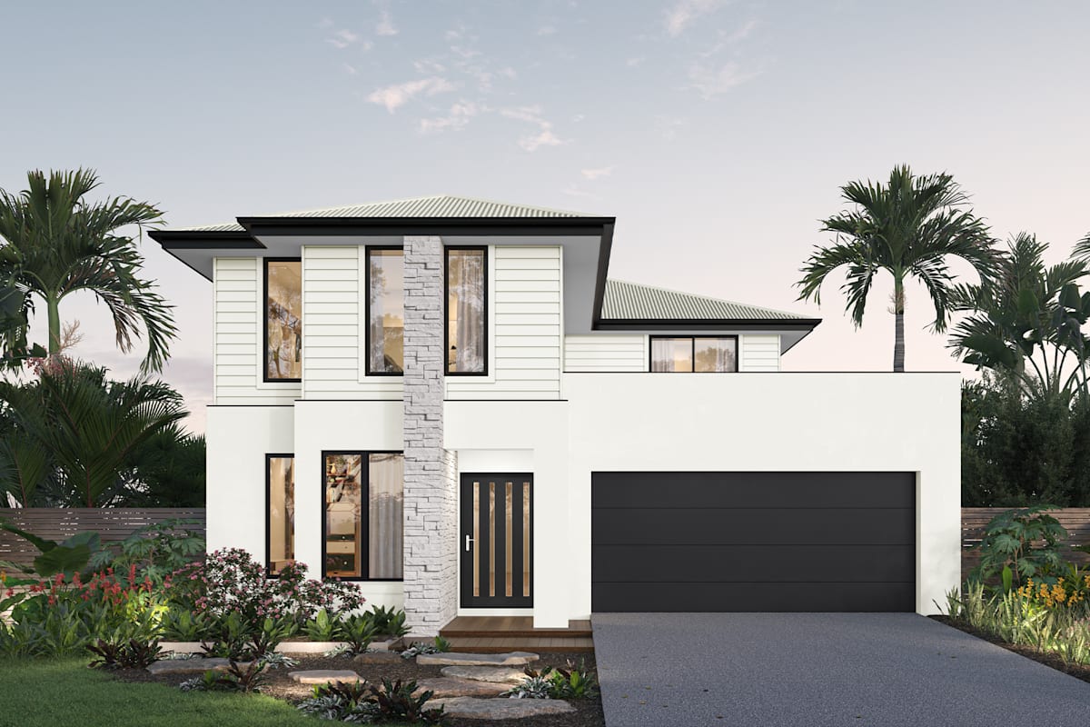 liana 30 house design with terra facade