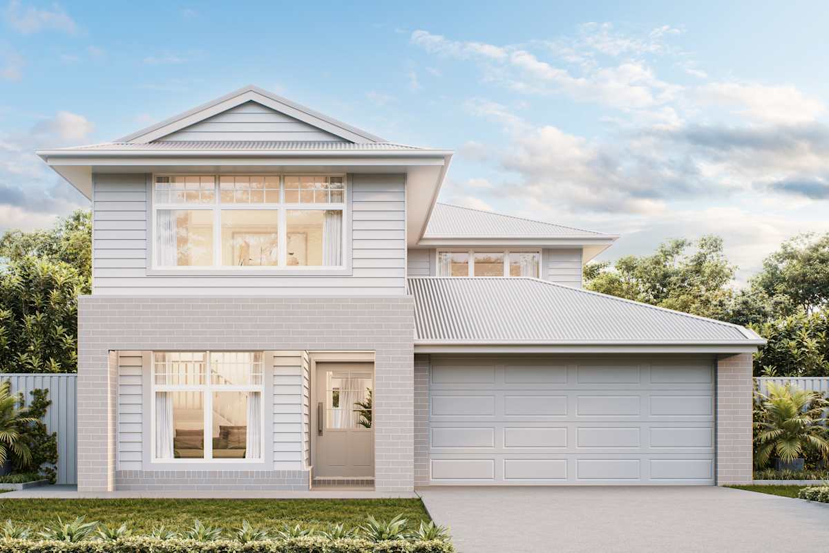 aston 30 house design with Hampton facade