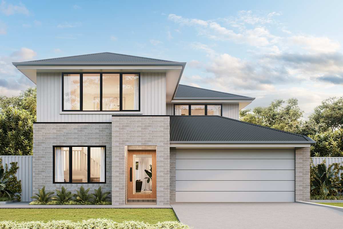 aston 32 house design with harlo facade