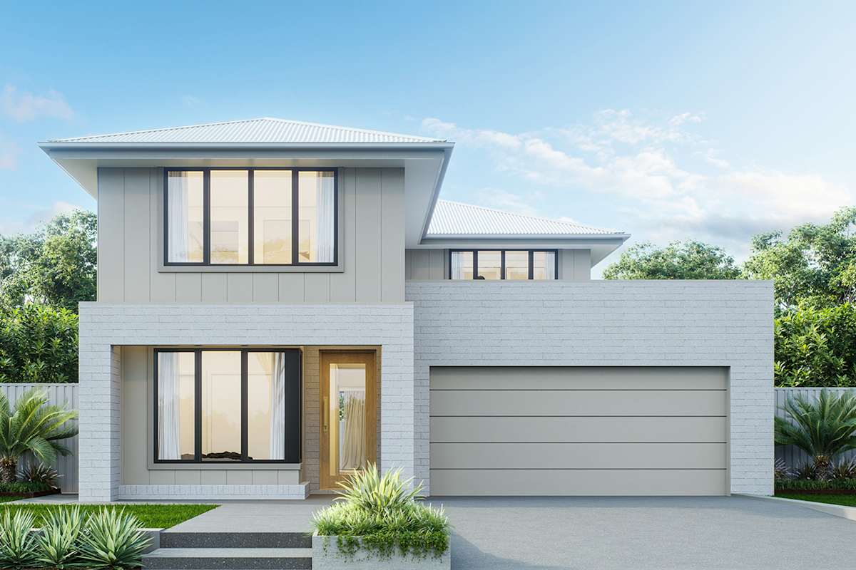 lotus 32 house design with montrose facade