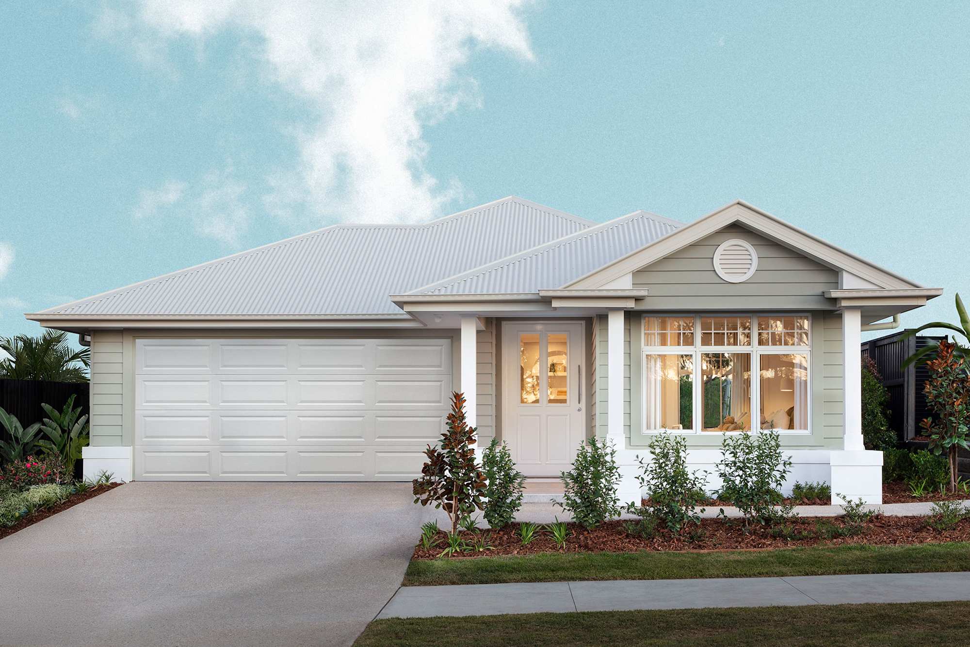 Evie 27 house design with Nantucket facade