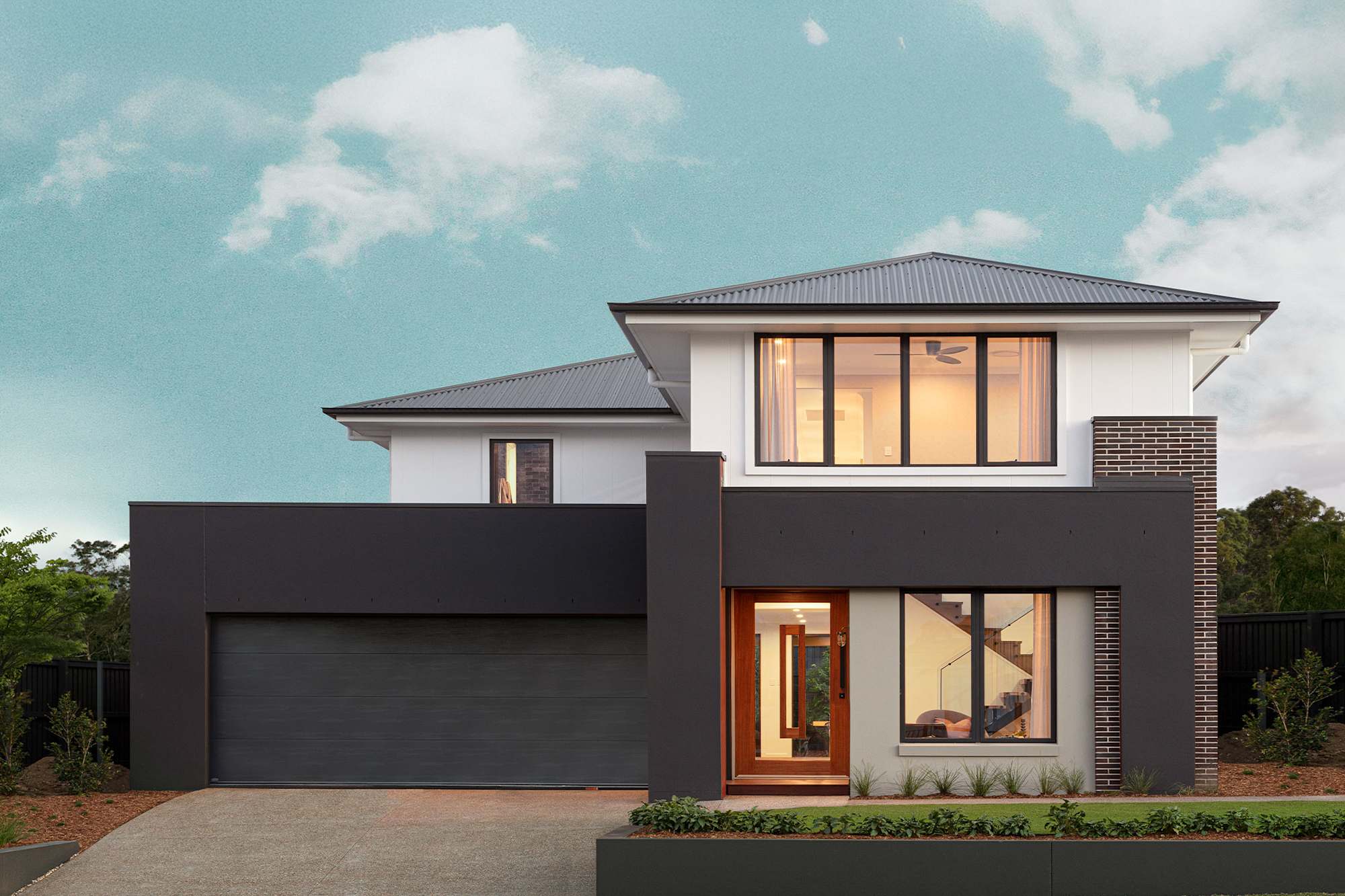 Grayson 33 house design with Bianco facade