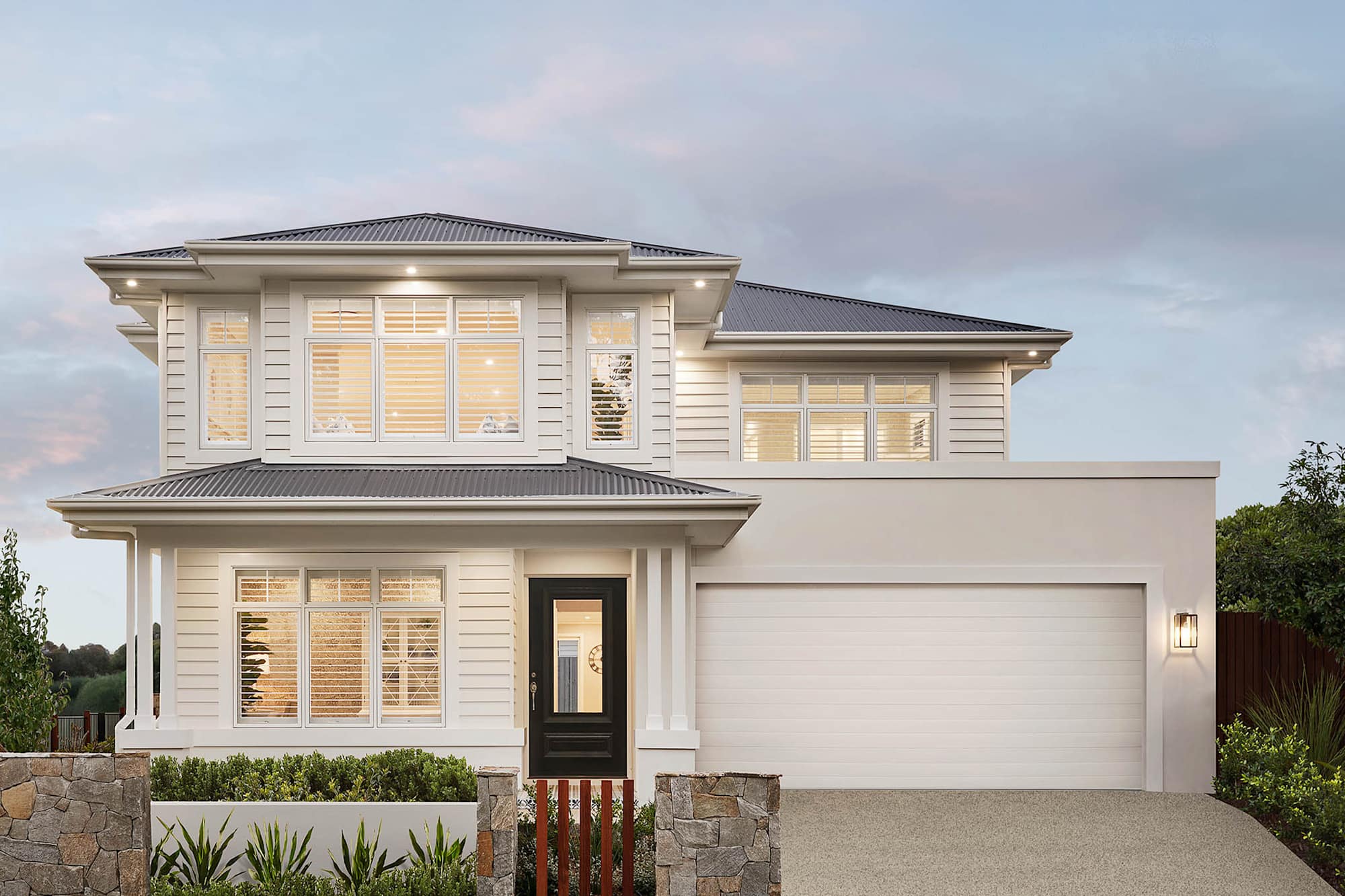 Preston 35 house design with Willowfacade