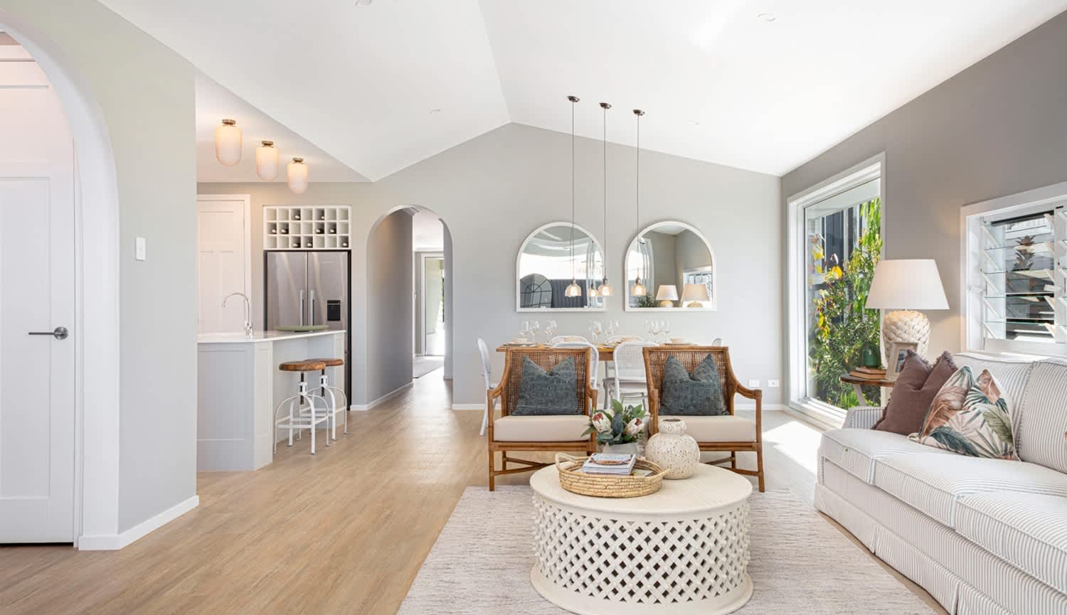 What is a Raked Ceiling (and why everyone loves them)