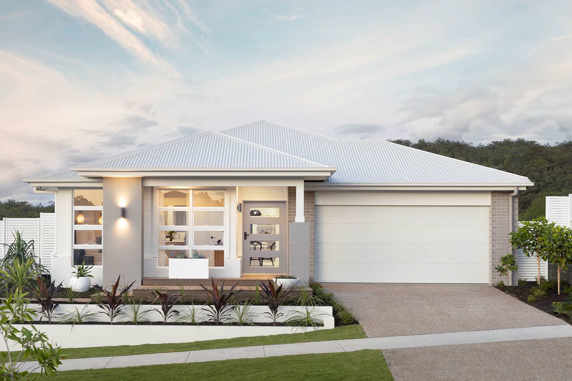 Beech house design Hazel facade. 3 bedroom