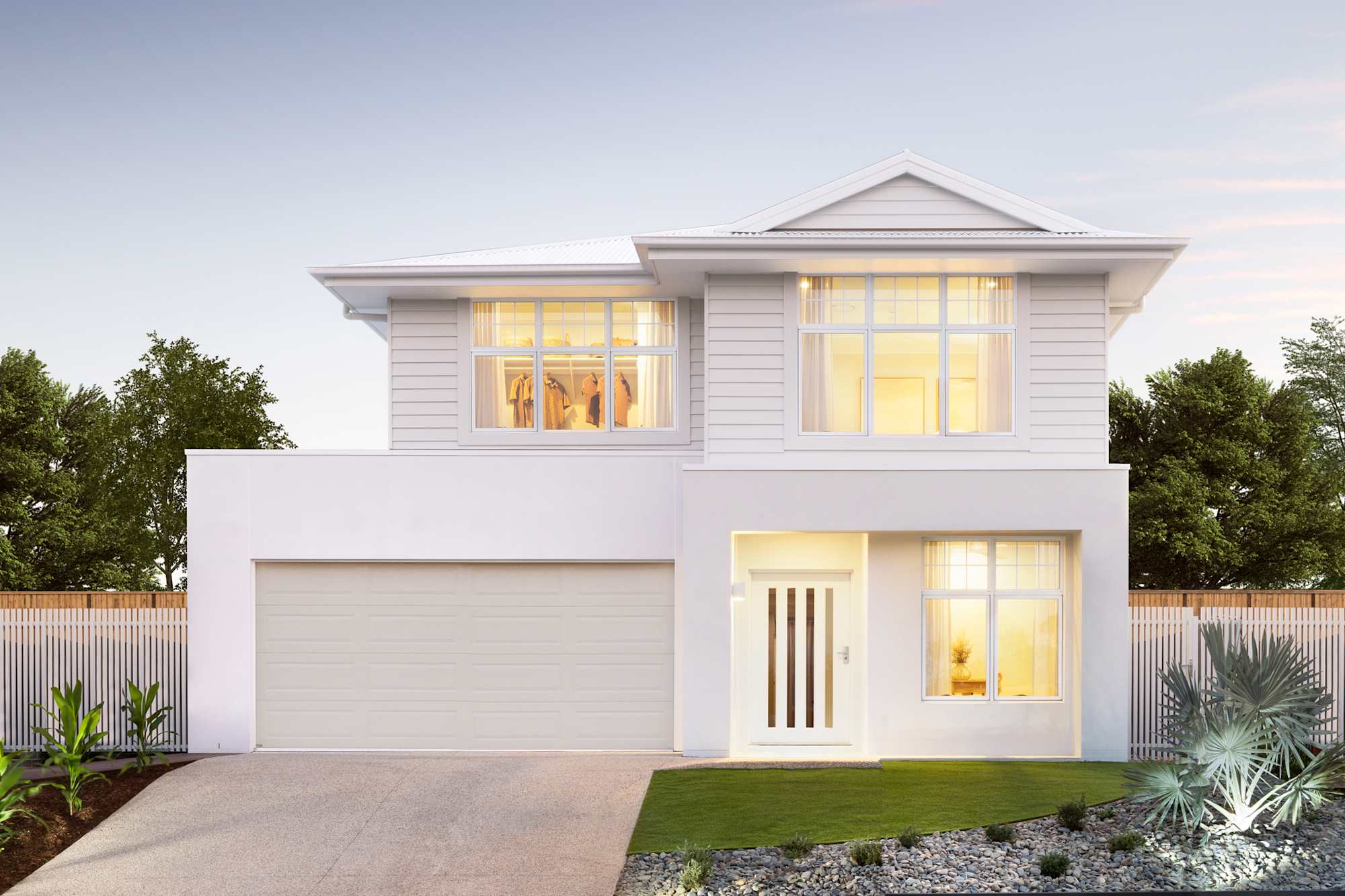 Celeste 30 home design ocean facade display