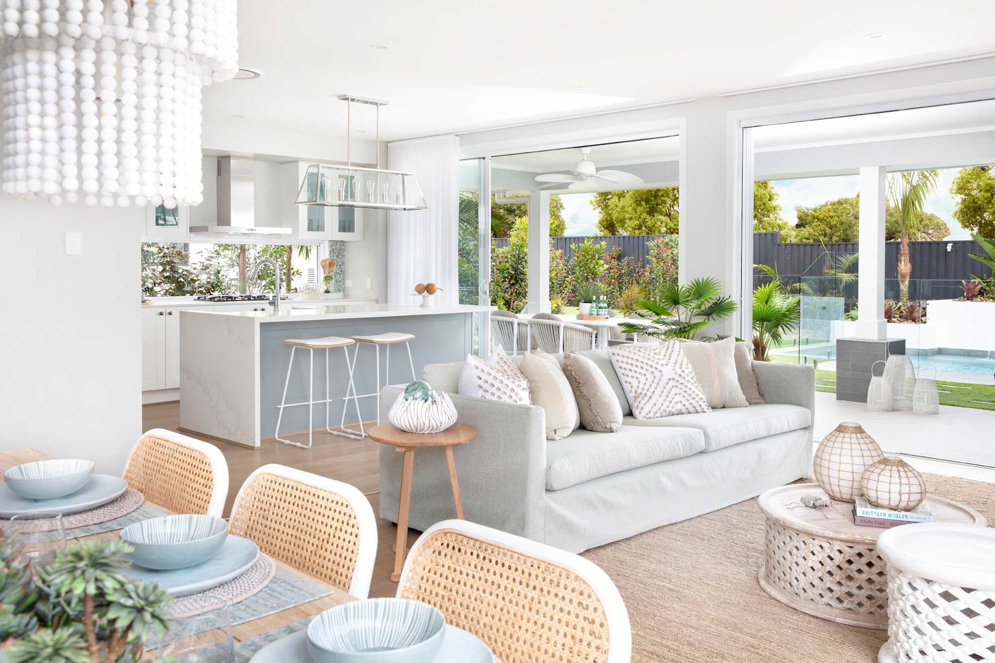 Grayson 30 Home Design living room in Coastal style - Display Homes for Sale