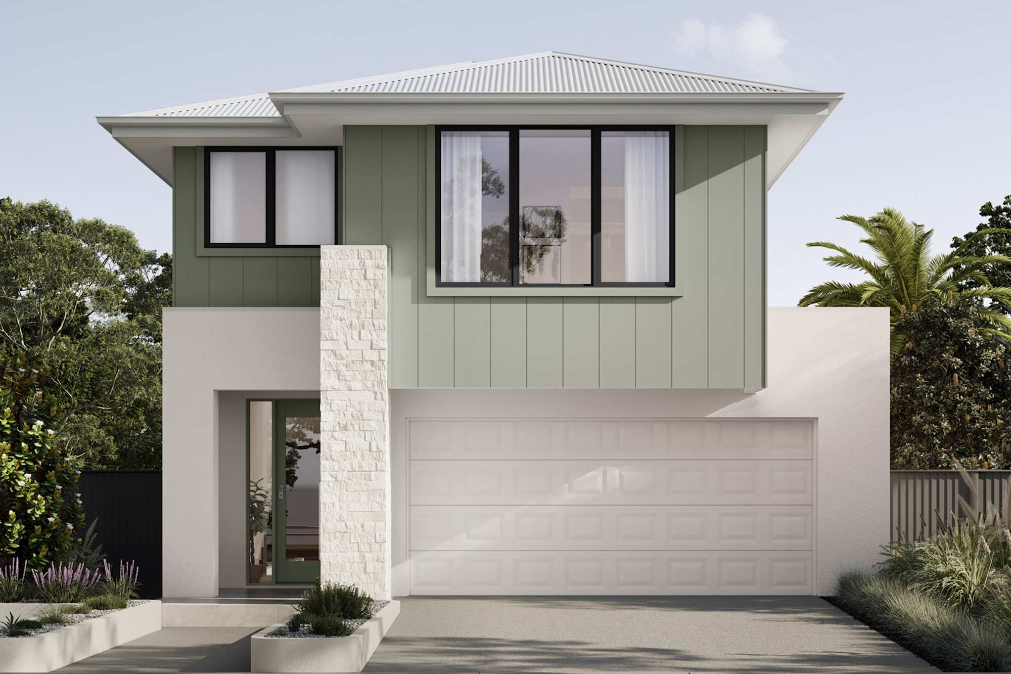 Tulloch 27 house design with Bianco facade