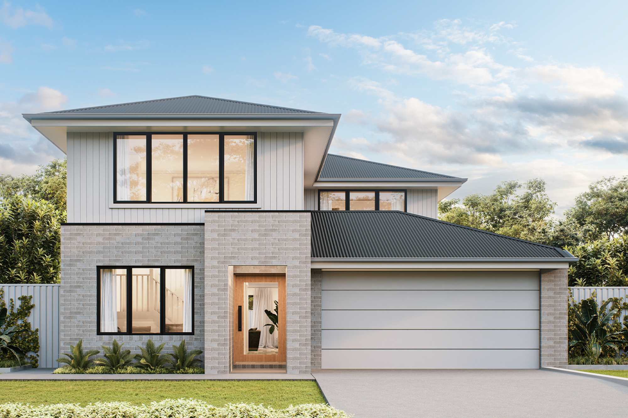 aston 28 house design with harlo facade