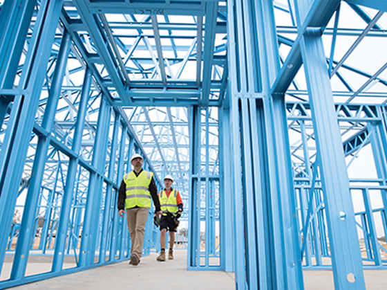 Built with TRUECORE steel frames