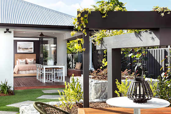 Melody 24 home design outdoor living in Contempo style - Display Homes For Sale