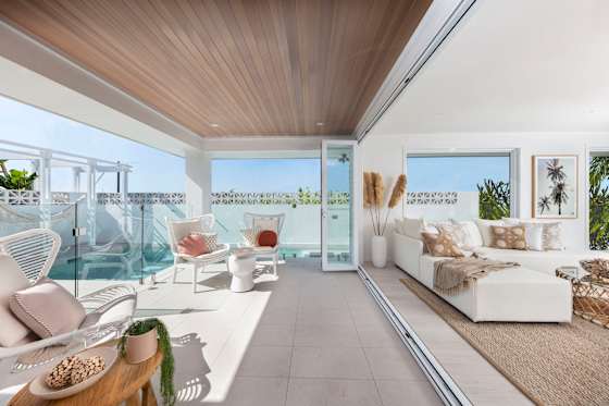 Juniper 27 house design outdoor living - North Brisbane Builder