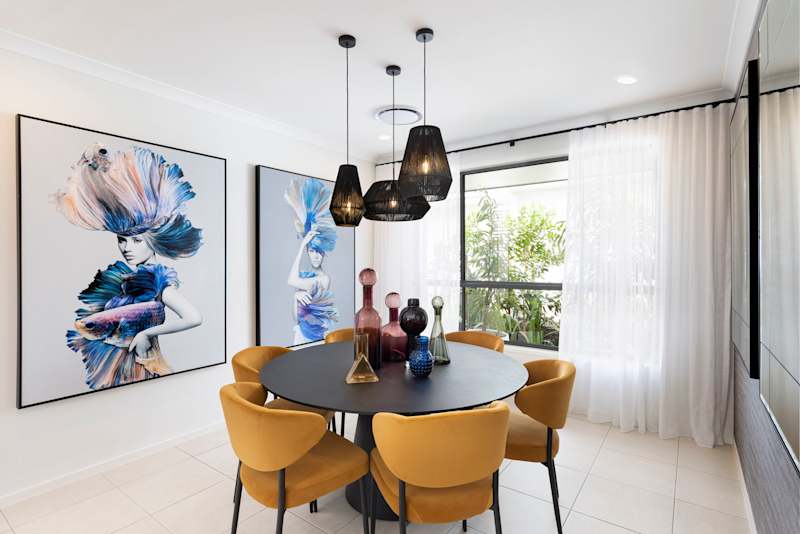 Flame 27 home design dining room