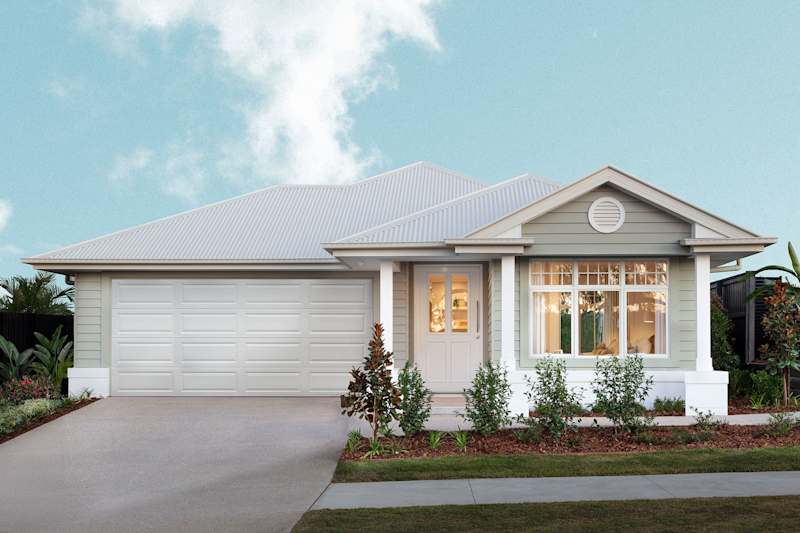 Evie 27 house design with Nantucket facade