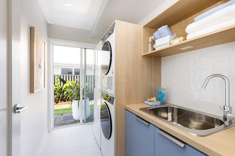 Preston 35 Display. Coastal Design Style. Laundry