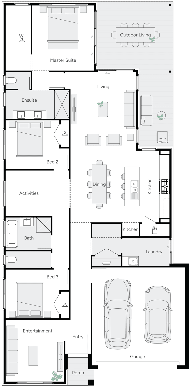 Beech 27 Single Storey House Floor Plan