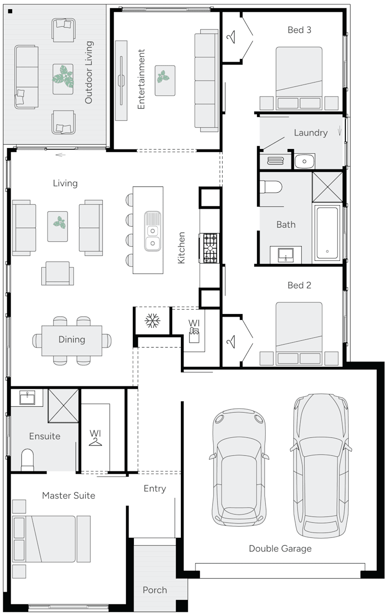 Soul 20 Single Storey House Floor Plan