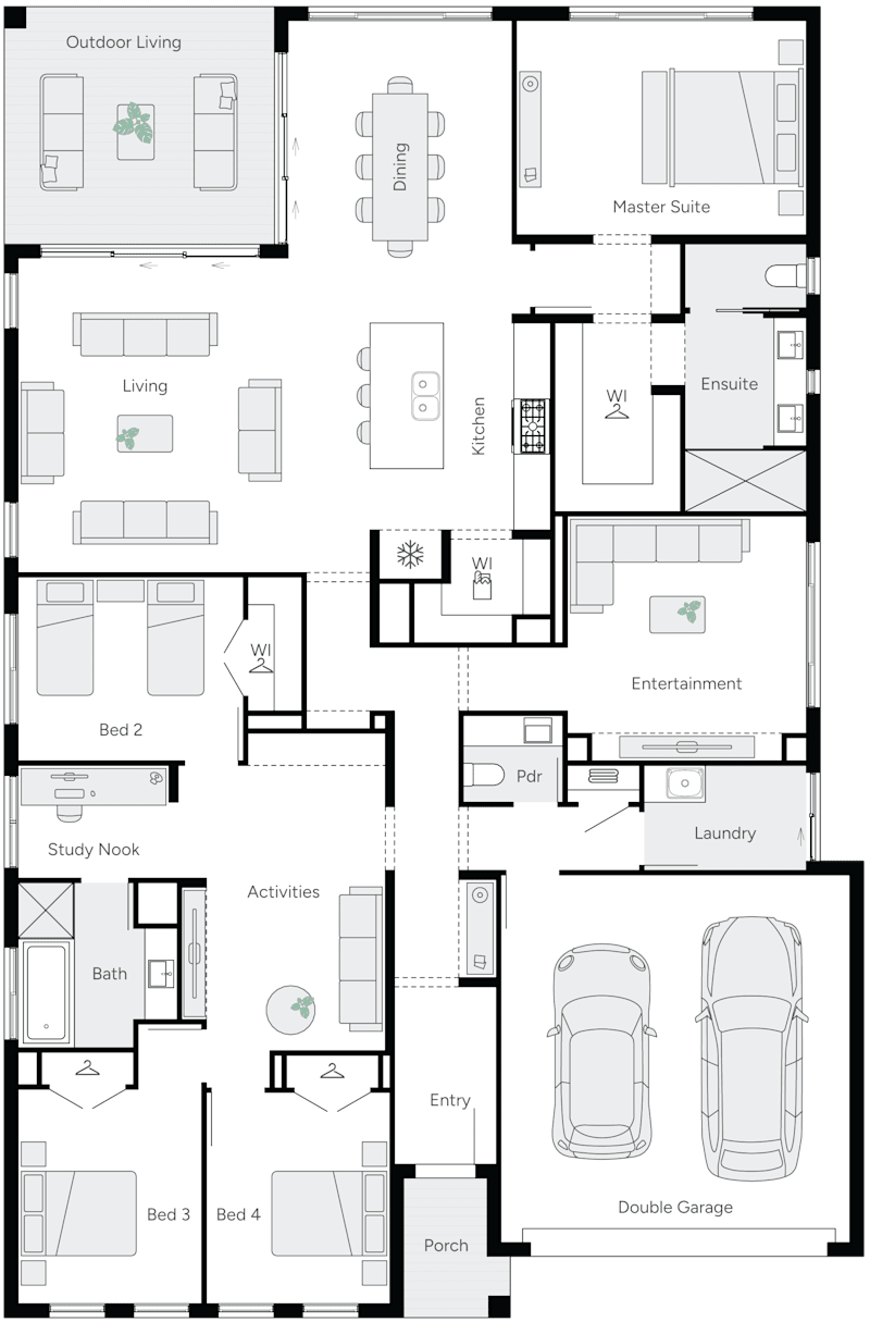 San Marino 31 Single Storey House Floor Plan