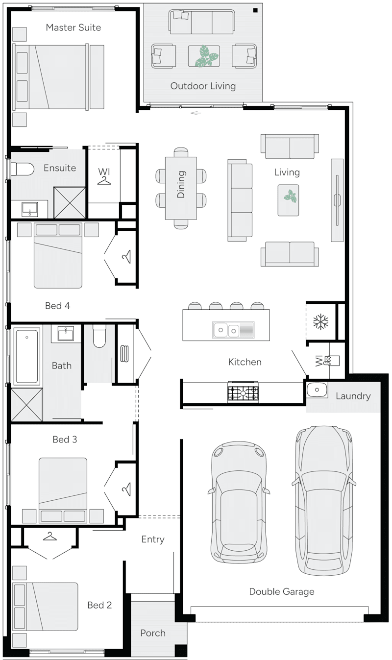 Remy 20 Single Storey House Floor Plan